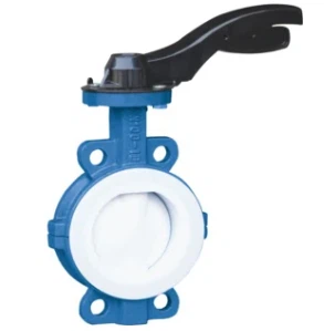 Flange Type PTFE Lined Full Fluorine Butterfly Valve